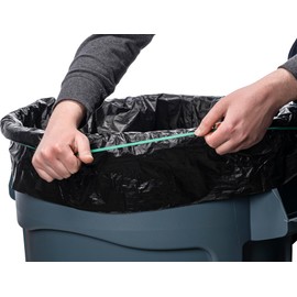 Rubber Bands for 55 Gallon Trash Cans, 12 Count, Heavy Duty