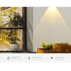 Aswalling Outdoor Waterproof Wall Lamp, Butterfly Washing Wall Lamp, Minimalist