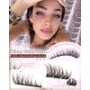 Brown Lash Clusters Wispy Eyelash Clusters Brown Natural