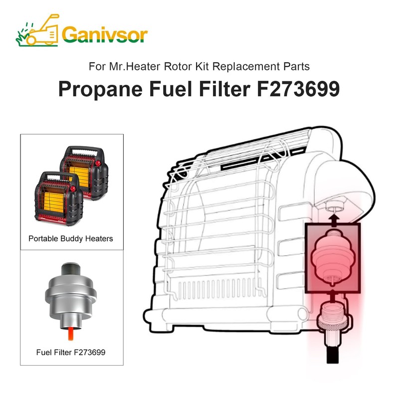 Ganivsor Fuel Filter F273699 for Mr. Heater Buddy Big Buddy