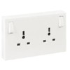 Single To Double Socket Converter (1 Gang To 2 Gang)
