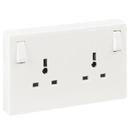 Single To Double Socket Converter (1 Gang To 2 Gang)