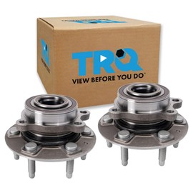 TRQ Front Wheel Bearing & Hub Assembly Set Compatible with Silverado Tahoe Sierra Yukon