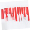 FOMIYES 20pcs Professional Hair Salon Comb Creative Smoothing Styling Combs