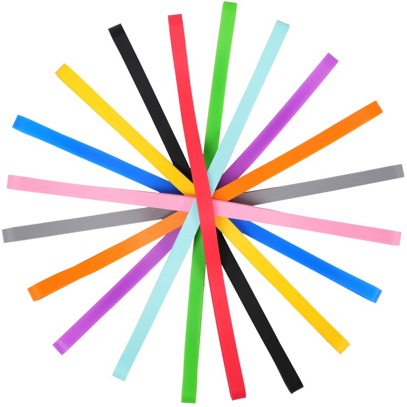 Rubber Bands Silicone 10 Pcs 12inch Elastic Bands for Notebook
