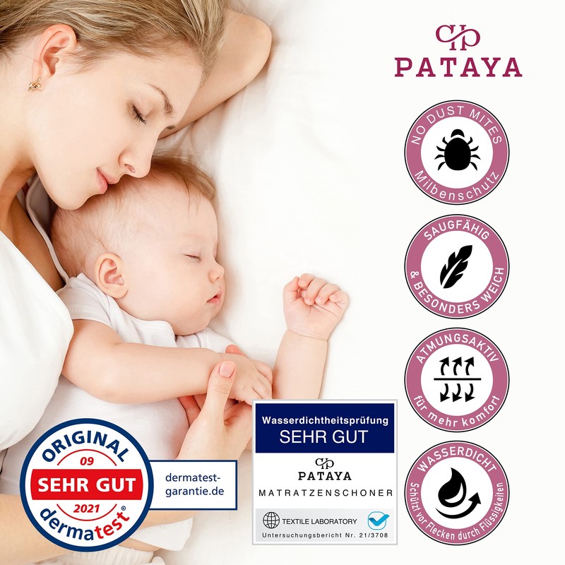 Mattress Protector 140 x 200 cm - Waterproof Mattress Topper