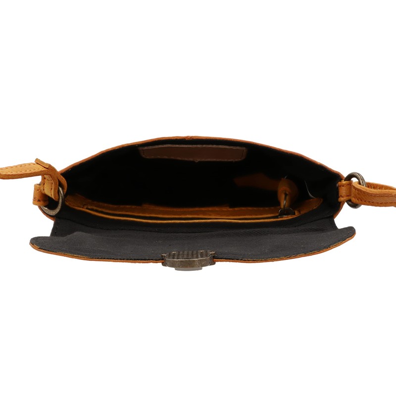 Gusti Rona 2H84-48 Women's Leather Shoulder Bag - Brown -