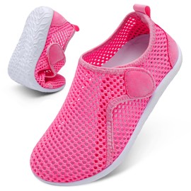 XIHALOOK Women's Water Sports Shoes Quick-Dry Aqua Barefoot for Swim Boating Surfing Blend Red, 6-7 Women