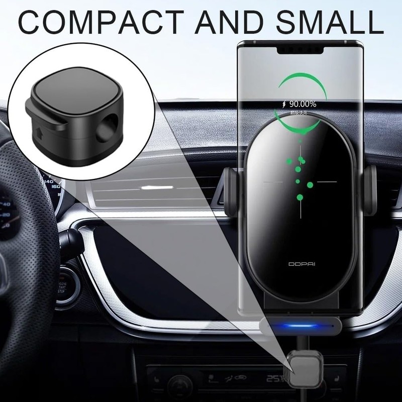 Azlanway Kabelhalter Schreibtisch, 6 Stück Kabelorganizer Kabelclips mit Starkem Kleber,