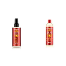 Creme of Nature Argan Oil Leave-In Treatment and Intensive Conditioning Treatment, 5.1 Fl Oz and 12 Fl Oz