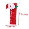 LABRIMP Dishwasher Handle Cover Xmas 2 Pack Christmas Decorative Fridge