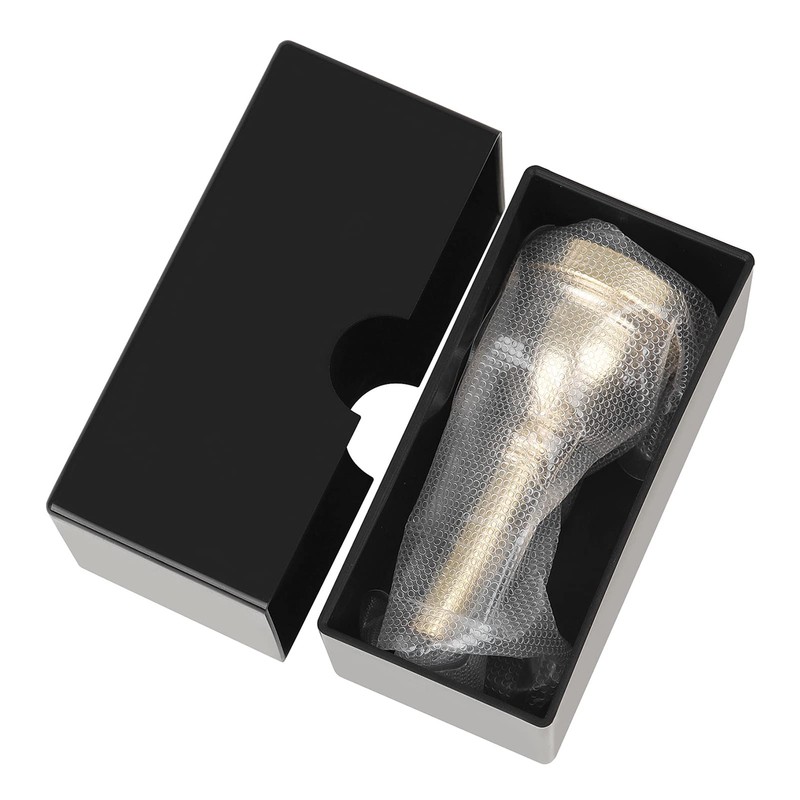 Nunafey Tenor Horn Mouthpiece 1/2" Horn Mouthpiece for Trombone Golden