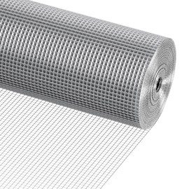 VEVOR Hardware Cloth, 1/4 inch 36in x 50 ft 23 Gauge, Hot Dipped Galvanized Wire Mesh Roll, Chicken Wire Fencing, Wire Mesh for Rabbit Cages, Garden, Small Rodents