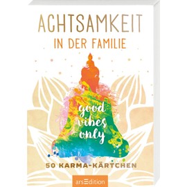 Achtsamkeit in der Familie: 50 Karma-Kärtchen | Kartenbox mit inspirierenden Ideen für ein achtsames und entspanntes Leben mit Kindern