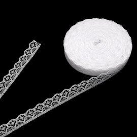 30 Yards White lace lace Ribbon, Gift Wrapping, Dress Decoration, Wedding Decoration, Sewing Crafts (Style1)