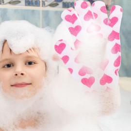 WOONEKY 10 Pack Exfoliating Gloves Body Scrubber Bathing Mitts Exfoliating Bath Gloves for Shower Random Style