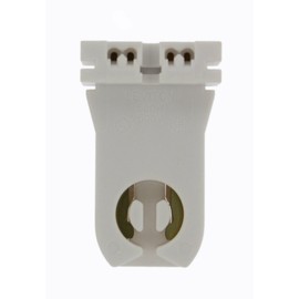 Leviton 13355 Medium Base, Bi-Pin, Fluorescent Lampholder, White