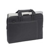 RIVACASE 8920 (Faux Leather) Black Ultra Slim Faux Leather Business