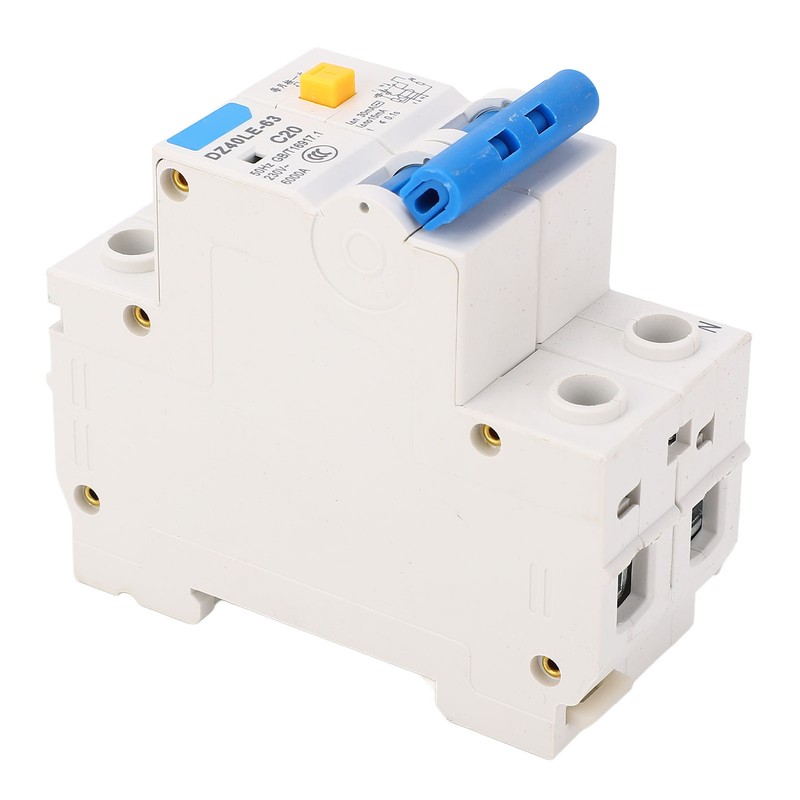 Air Circuit Breaker with Leakage Protector Dual Handle DIN Rail