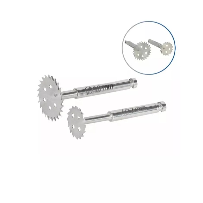 NOMI BROTHERS 2pcs Set of Dental Saw Disk Cutting tool