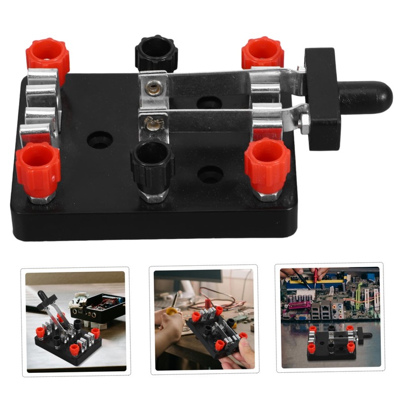 UKCOCO Double Toss Switch Electrical Experiment Equipment for Physics Education