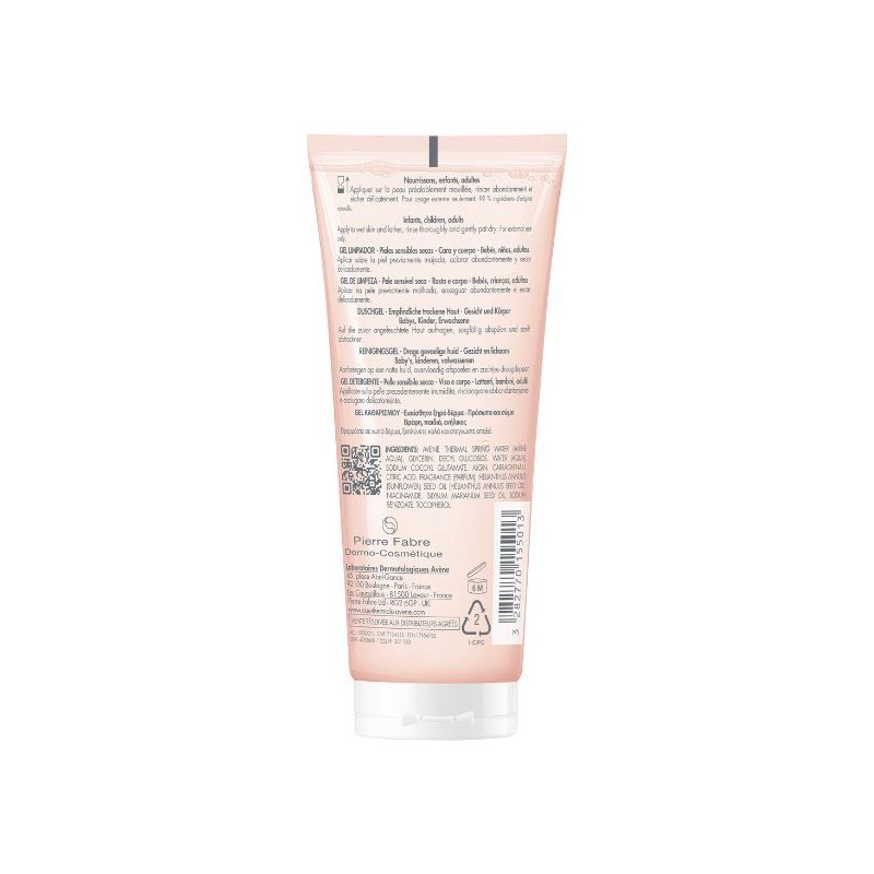 Avene Xeracalm Nutrition Face & Body Cleansing Gel 100 ml