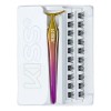 Pestañas Postizas Con Aplicador Kiss Impress Falsies Voluminous Color negro