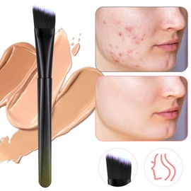 Ouligay 3 Pcs Make Up Spatula Tool contain Makeup Palette Tray, Foundation Spatula, Makeup Mixing Palette, Set for Women Girl Korean Make up Cosmetic Tool