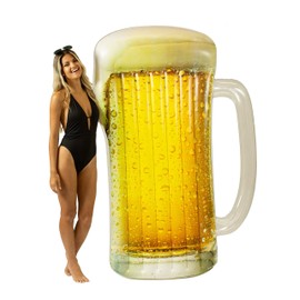 Poolcandy Large Inflatable Beer Mug Pool raft