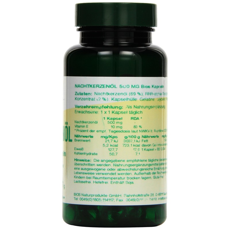 Bios Evening Primrose Oil, 100 Capsules, Pack of 1 (1
