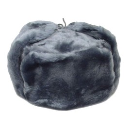 Russian Winter Hat Ushanka Gray (Large)