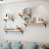 Pack of 8 Shelf Brackets, Heavy Duty Brackets, 90 Degree