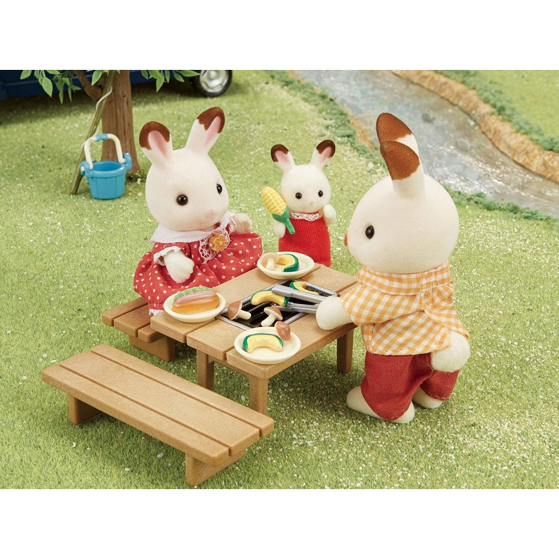 Epoch Sylvanian Families Family Doll "Family BBQ Set Ka-615"