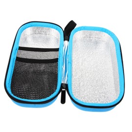 Outanaya Zipper Cooler Travel Case Portable Eva Organizer Airtight Design for Needs for Lancing Device Strips for Travel Outdoor Use