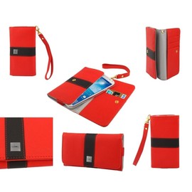 Premium DFV Mobile – With Design Line of Color with Credit Card Holder for = > Landvo L800S
