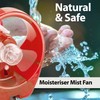 VFM - Red Cooling Mist Fan With Lanyard