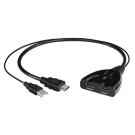 Hama HDMI Splitter 2 Way HDMI with USB Connection 4K