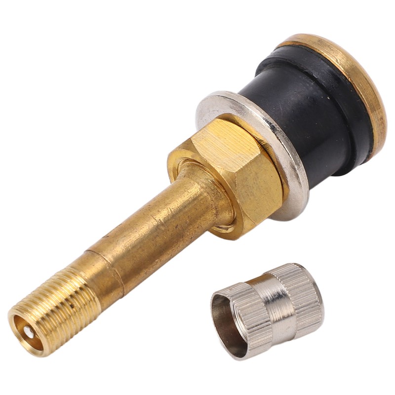 10 Pcs Valve Stems TR500 Straight Brass Heavy Duty Clamp