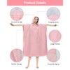 AKASENKO Poncho de Surf, Albornoz de Playa, Poncho Toalla,Bata de