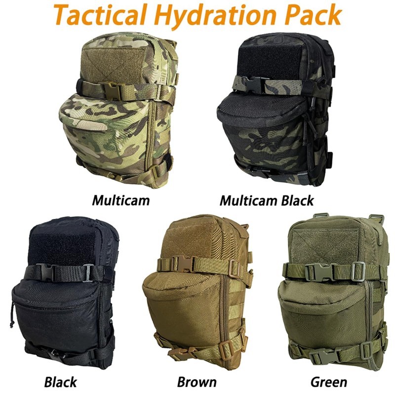 Tactical Hydration Pack 500D Nylon for 2L Outdoor Water Bladder