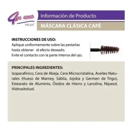 Rimel Mascara Pestañas Clásico Café Prosa 4 En 1