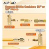 Aupoko R134A Self-Sealing Can Tap with Tank Adapter, 1/2" Acme