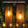 Ehaho 7.6 m Fairy Lights Outdoor Solar Dimmable Warm White