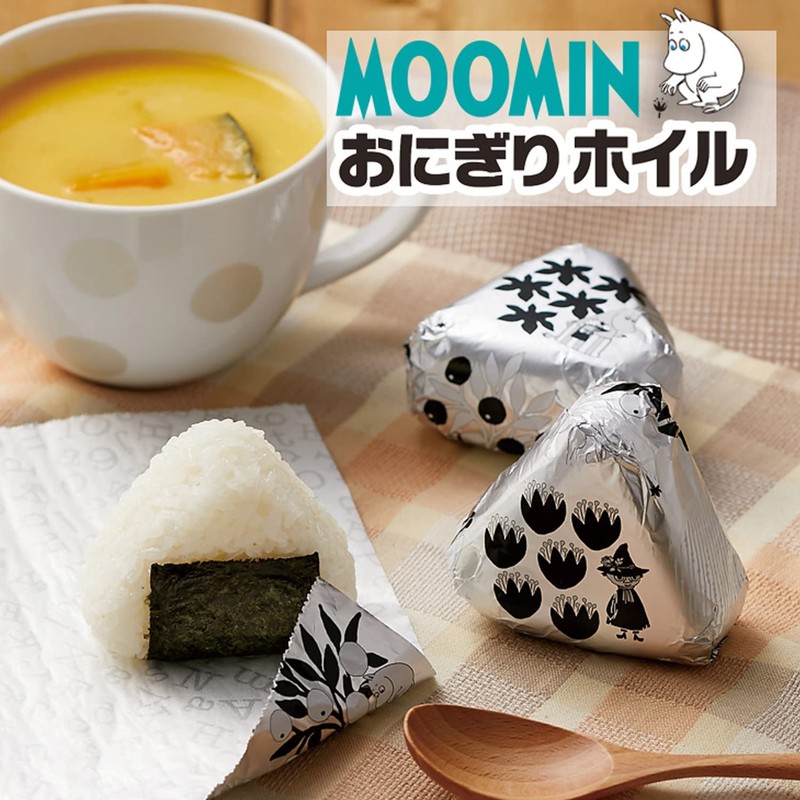 Toyo Aluminum Rice Ball Foil Onigiri Moomin Antibacterial, Delicious Keep,