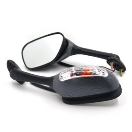 SMT-Carbon Integrated Turn Signal Mirrors Compatible With Suzuki GSXR 600 750 1000 2006-2008 SV650S SV1000S GSX-R SV SV650 SV1000 [B0722QT21Z]