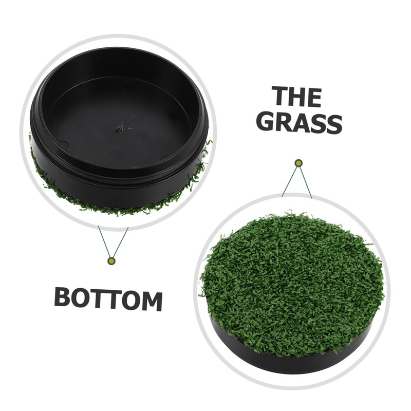 Kisangel Golf Hole Cup Cover Durable Plastic Ring for Accurate