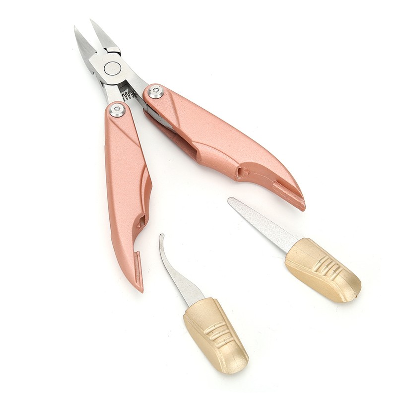 Stainless Steel Foldable Dead Skin Trimmer Clipper Multifunction Manicure Pedicure