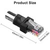 MEIRIYFA BNC to RJ45 Ethernet Adapter,BNC Female to RJ45 Male