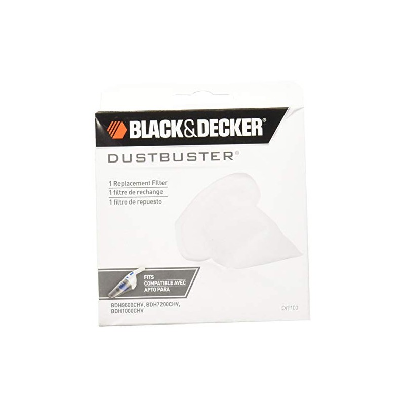 Black+Decker Vacuum Filter For Filter 1 pk