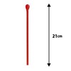 sutorikkusudezain Spoon Straws 500 Pcs Red Sp – 500RE
